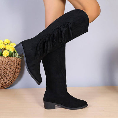 Retro Cowboy Boots Women's Shoes