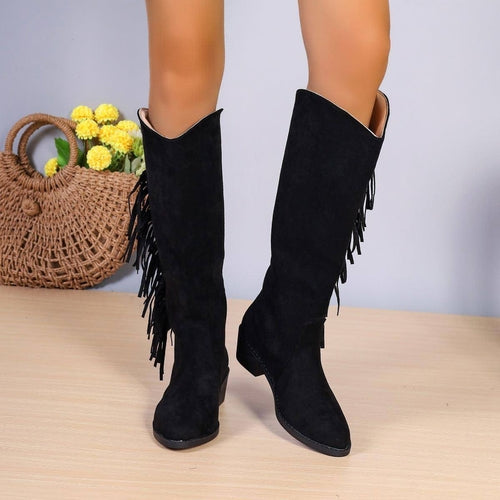 Retro Cowboy Boots Women's Shoes