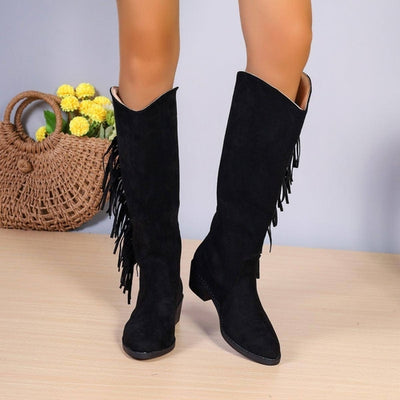 Retro Cowboy Boots Women's Shoes
