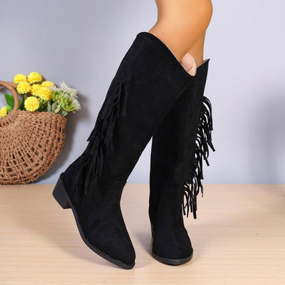 Retro Cowboy Boots Women's Shoes