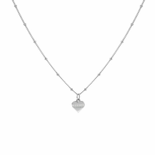 Heart Pendant With Stone Necklaces By DOBBI