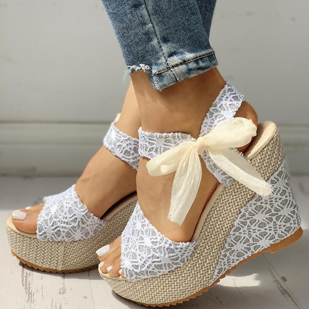Hot Lace Leisure Women Wedges